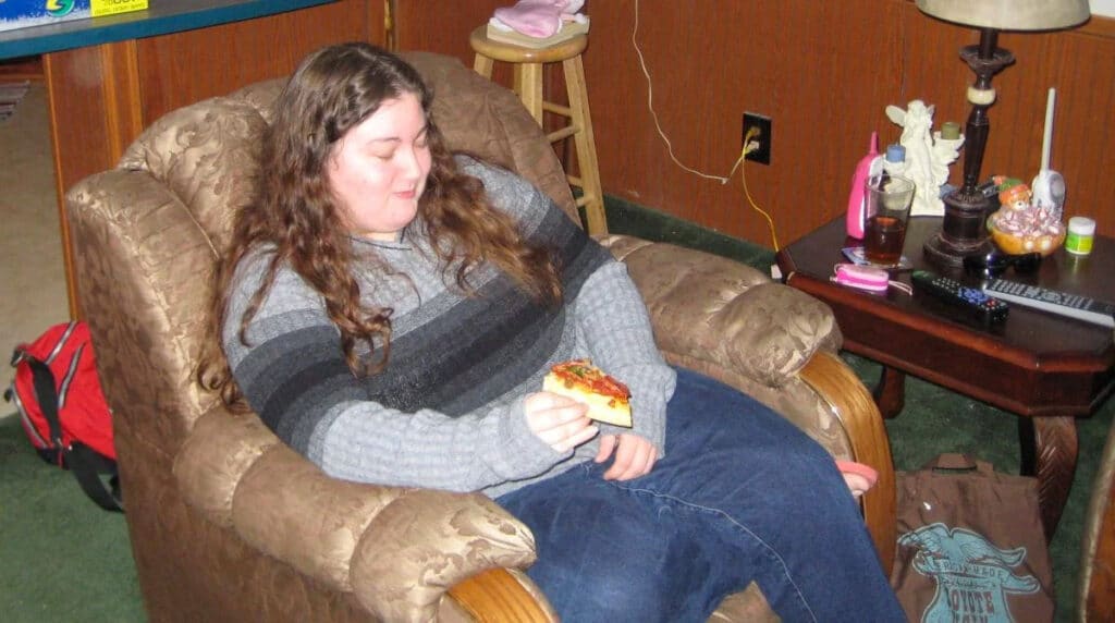 before weight loss photo