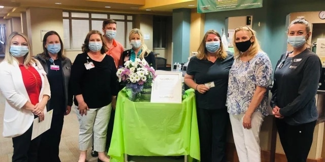 Bailey Medical Center’s Nicole Bearden receives DAISY Award for outstanding patient care